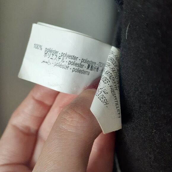 Zara Elegant Black Women's Minimalist Coat - Picture 9 of 14